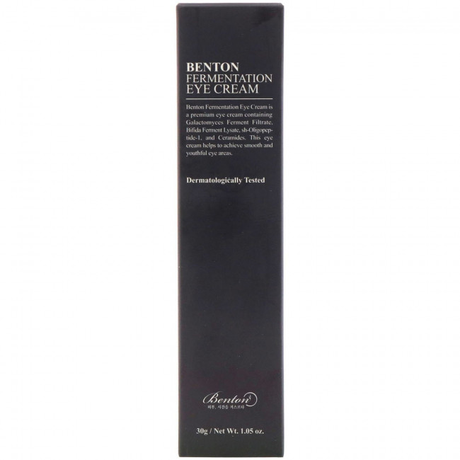 Benton, Крем для кожи вокруг глаз с ферментами, 1,05 унц. (30 г) Benton, Крем для кожи вокруг глаз с ферментами, 1,05 унц. (30 г)