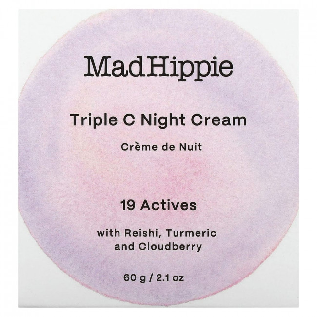 Mad Hippie, Triple C, ночной крем, 60 г (2,1 унции) Mad Hippie, Triple C, ночной крем, 60 г (2,1 унции)