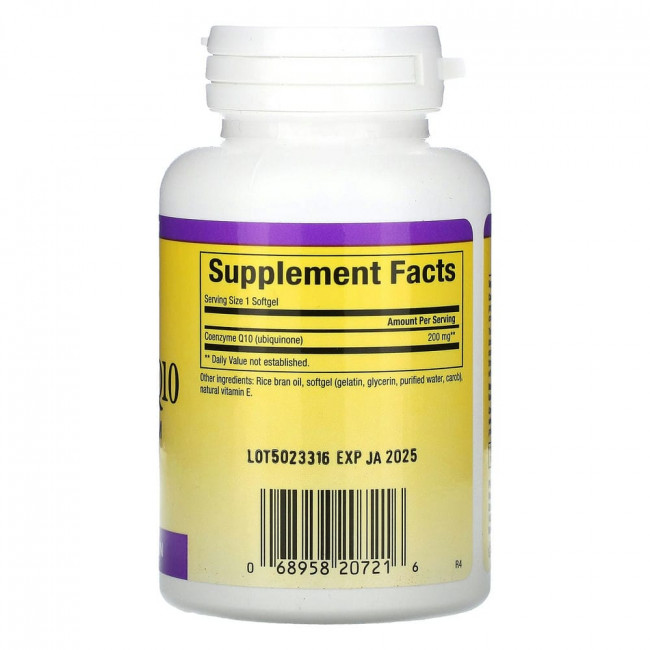 Natural Factors, коэнзим Q10, 200 мг, 30 капсул Natural Factors, коэнзим Q10, 200 мг, 30 капсул