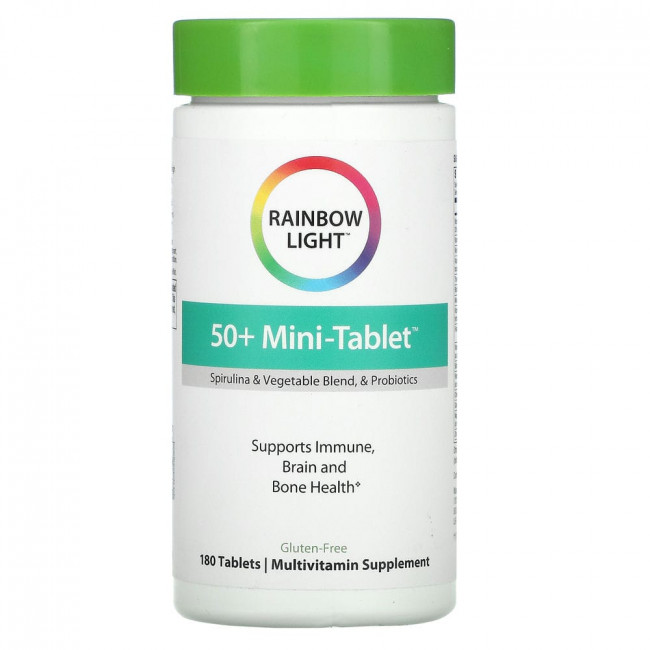 Rainbow Light, 50+ Mini-Tablet, 180 таблеток