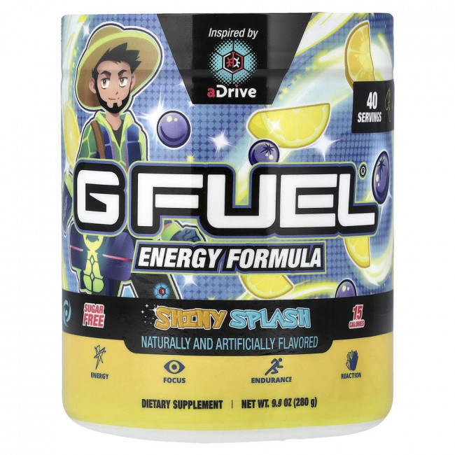 FUEL, Энергетическая формула, Блестящий всплеск, 280 г (9,9 унций) FUEL, Энергетическая формула, Блестящий всплеск, 280 г (9,9 унций)