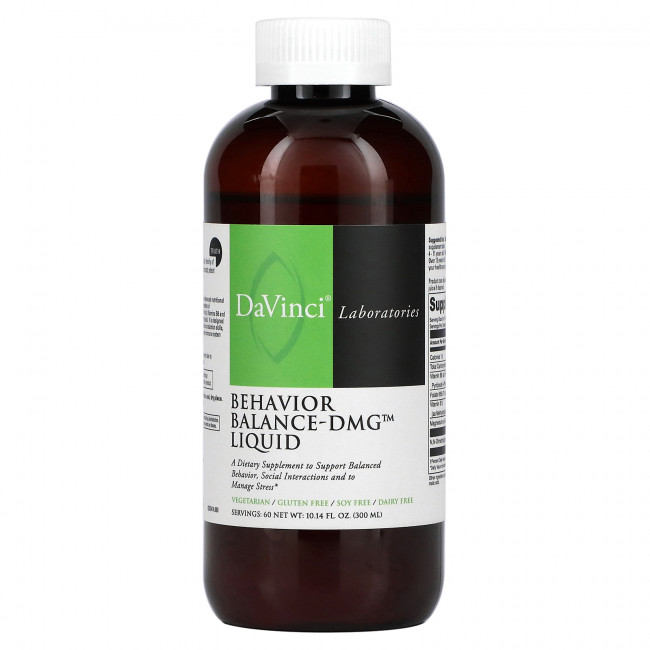 DaVinci Laboratories of Vermont, Behavior Balance-DMG, жидкость, 300 мл (10,14 жидк. Унции) DaVinci Laboratories of Vermont, Behavior Balance-DMG, жидкость, 300 мл (10,14 жидк. Унции)