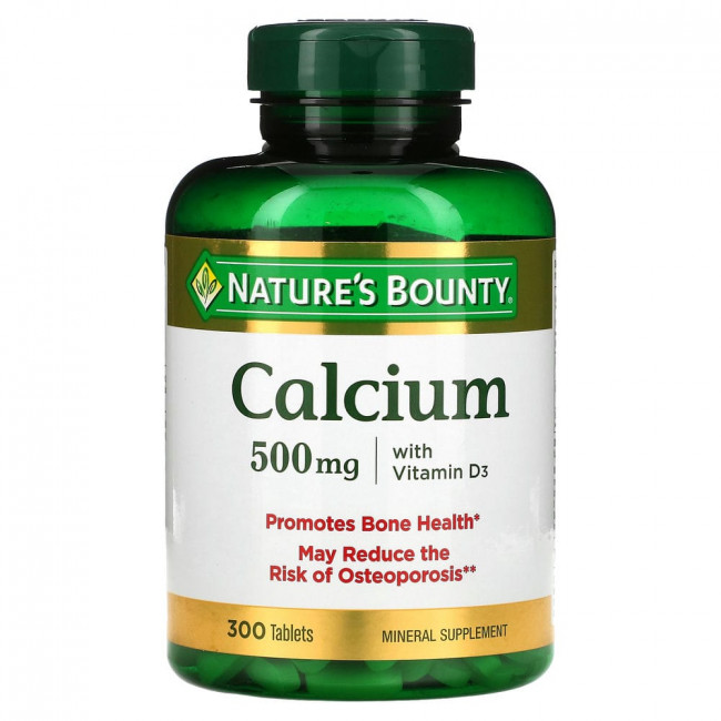 Nature's Bounty, Кальций с витамином D3, 300 таблеток Nature's Bounty, Кальций с витамином D3, 300 таблеток