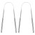 Basic Concepts, Stainless Steel Tongue Scrapers, 2 Pack