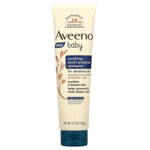 Aveeno, Baby, успокаивающая универсальная мазь, без отдушек, 133 г (4,7 унции)