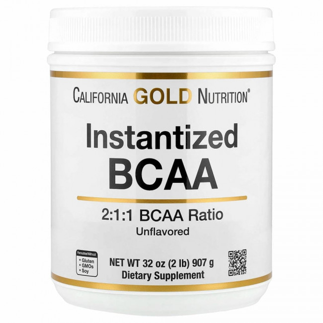 Lake Avenue Nutrition, Быстрорастворимый порошок BCAA, без добавок, 907 г (32 унции)