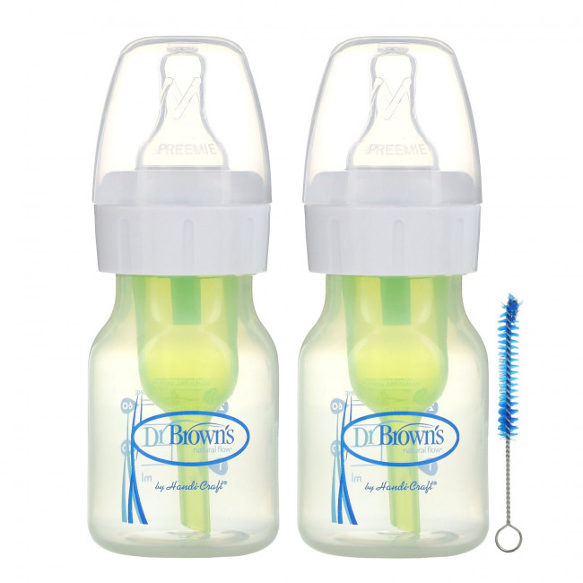 Dr. Brown's, Natural Flow, Anti-Colic Bottle, P/0+Months, 2 Pack, 2 oz (60 ml)Each Dr. Brown's, Natural Flow, Anti-Colic Bottle, P/0+Months, 2 Pack, 2 oz (60 ml)Each