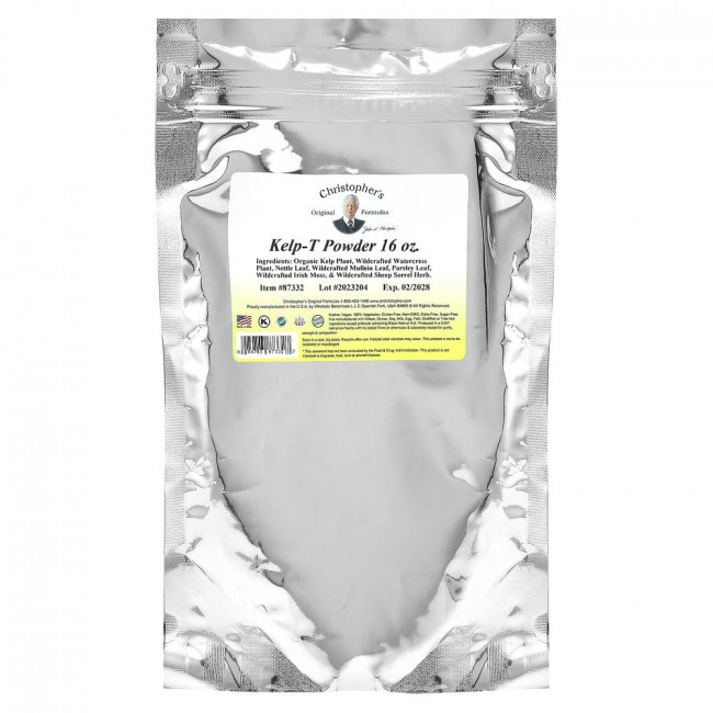 Christopher's Original Formulas, Kelp-T Powder, 16 oz