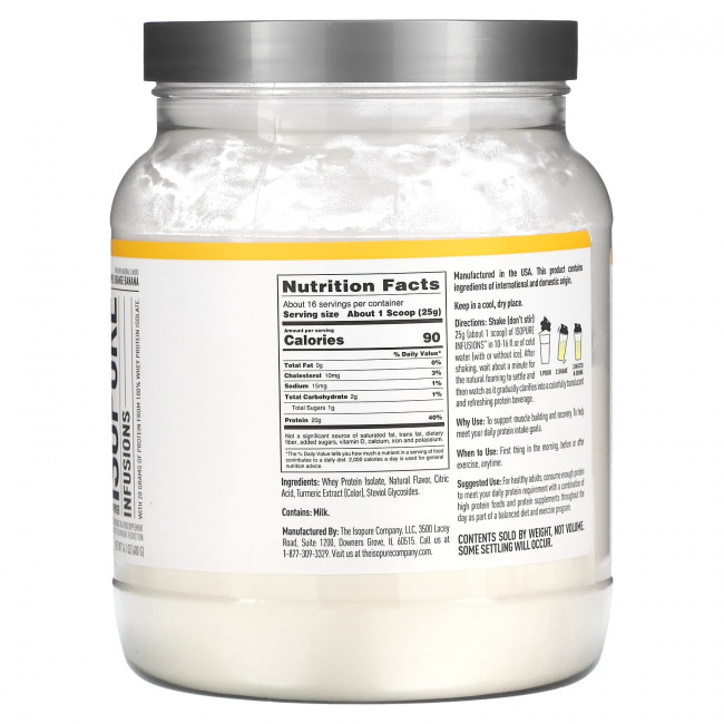 Isopure, Infusions, протеиновый порошок, ананас, апельсин и банан, 400 г (14,1 унции) Isopure, Infusions, протеиновый порошок, ананас, апельсин и банан, 400 г (14,1 унции)