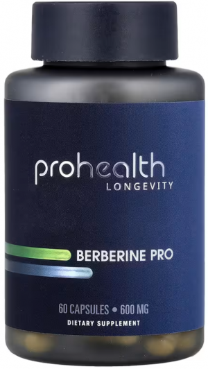 ProHealth Longevity, Berberine Pro, 600 мг, 60 растительных капсул