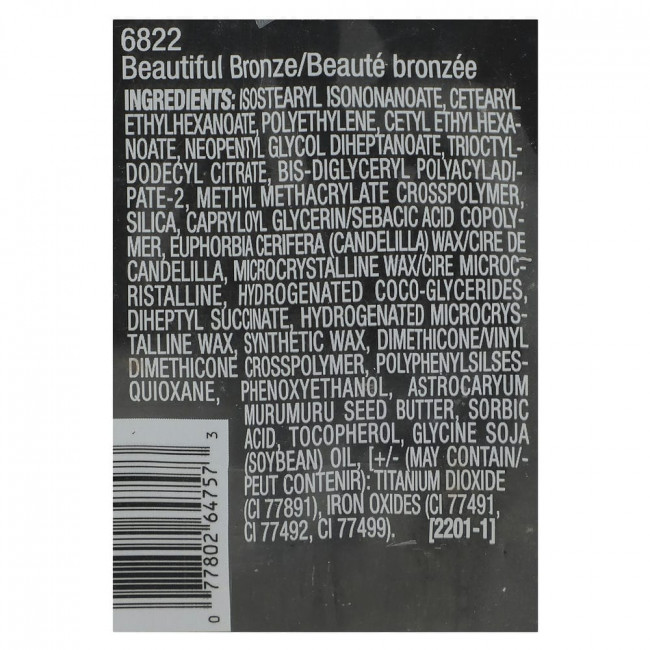 Black Radiance, Color Perfect, тональный стик, оттенок 6822 Beautiful Bronze, 7 г (0,25 унции)