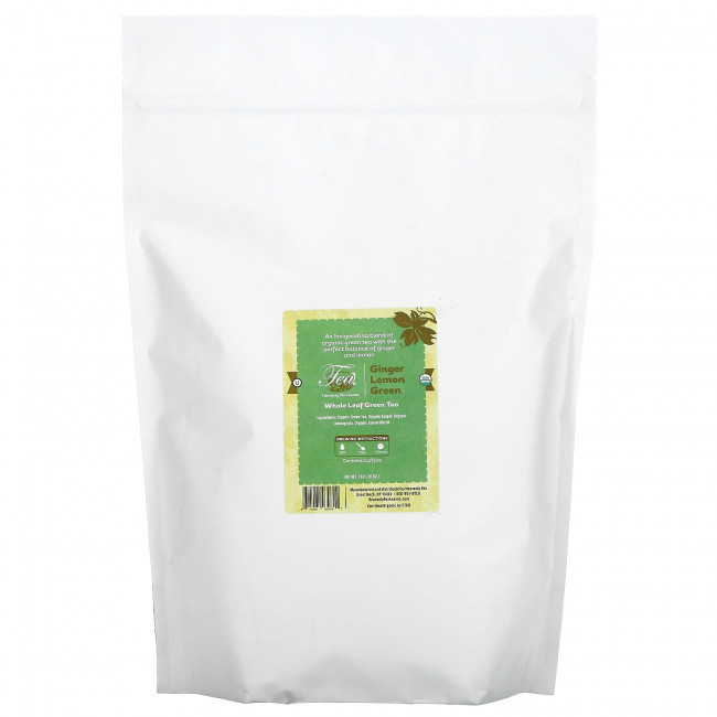 Heavenly Tea Leaves, Цельный зеленый чай, имбирь и зеленый цвет лимона, 1 фунт (16 унций) Heavenly Tea Leaves, Цельный зеленый чай, имбирь и зеленый цвет лимона, 1 фунт (16 унций)