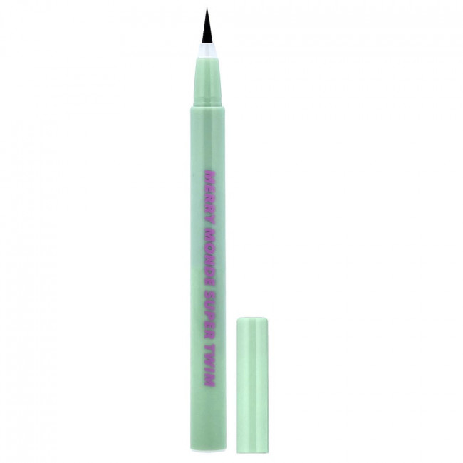 Подводка для глаз Merrymonde Super Twim Pen Eyeliner, 01 Vivid Black, 0.02 fl oz (0.5 ml) Подводка для глаз Merrymonde Super Twim Pen Eyeliner, 01 Vivid Black, 0.02 fl oz (0.5 ml)