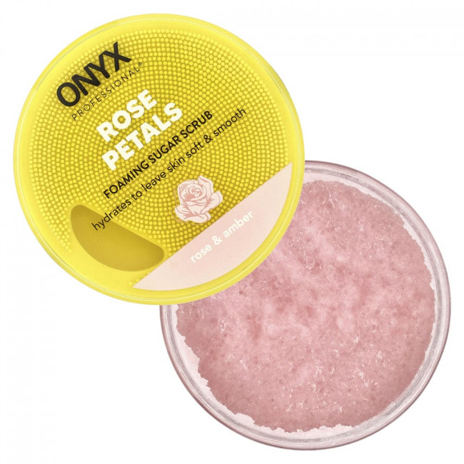 Onyx Professional, Rose Petals, Пенящийся сахарный скраб, Роза и Амбра, 453 г (16 унций) Onyx Professional, Rose Petals, Пенящийся сахарный скраб, Роза и Амбра, 453 г (16 унций)
