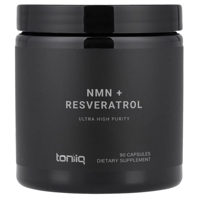 Toniiq, NMN + ресвератрол, 90 капсул Toniiq, NMN + ресвератрол, 90 капсул
