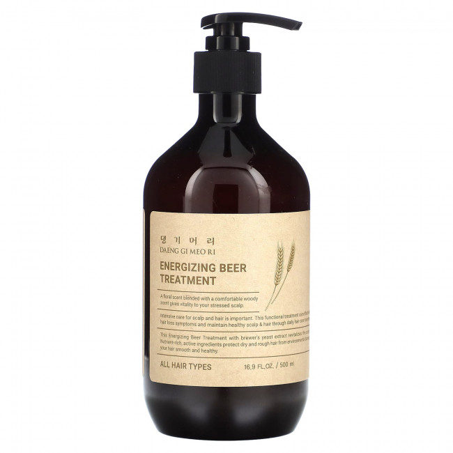 DAENG GI MEO RI, Energizing Beer Treatment, 500 мл (16,9 жидк. Унции) DAENG GI MEO RI, Energizing Beer Treatment, 500 мл (16,9 жидк. Унции)