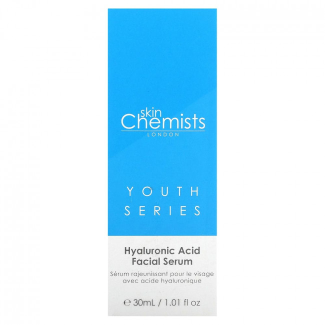 skinChemists, Youth Series, сыворотка для лица с гиалуроновой кислотой, 30 мл (1,01 жидк. Унции)