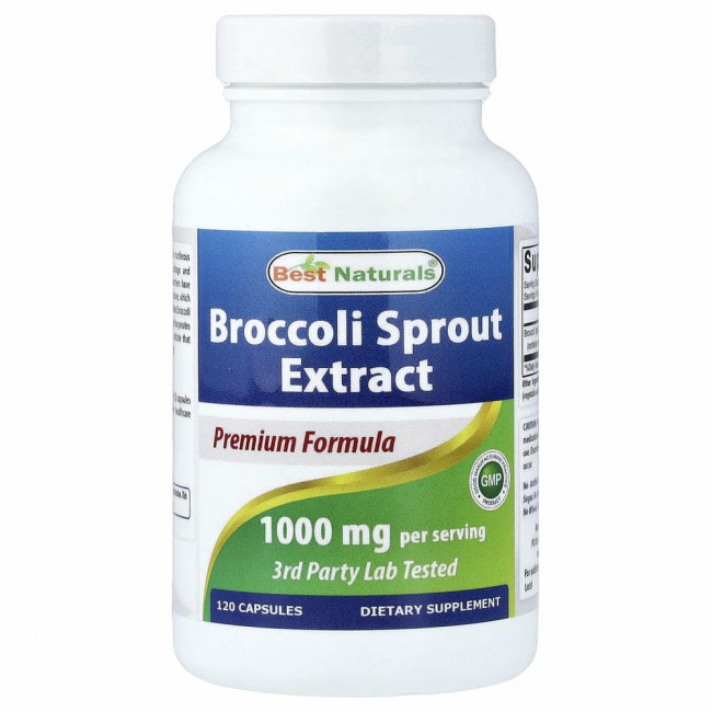 Best Naturals, Broccoli Sprout Extract, 500 mg, 120 Capsules