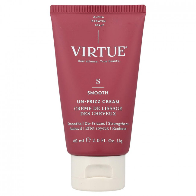 Крем для укладки волос Virtue Labs Smooth Un-Frizz Cream, 60 мл (2 жидких унции)
