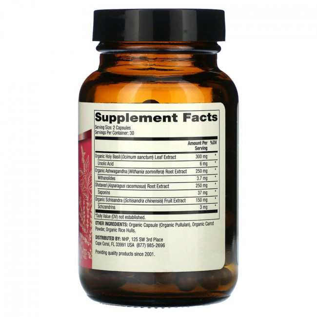 Dr. Mercola, Herbal Adrenal Support , 60 Capsules