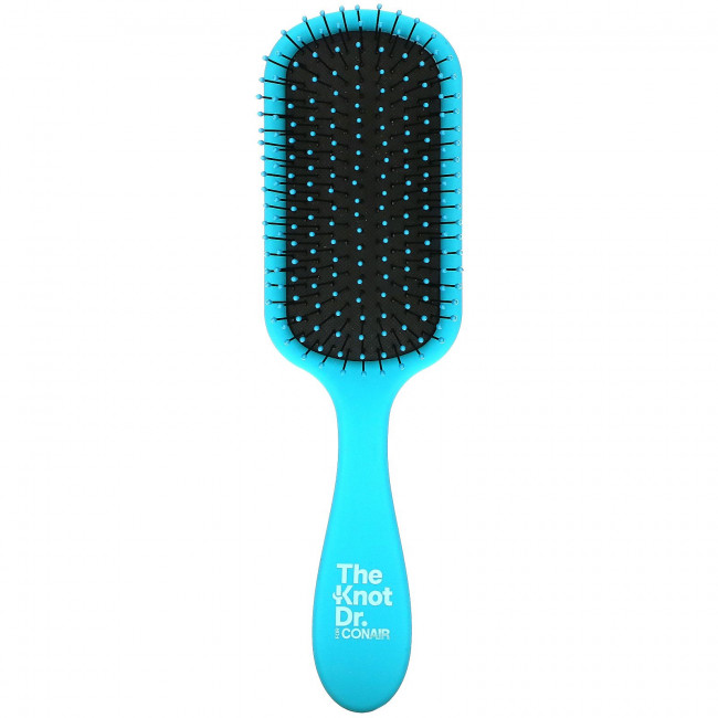 Conair, The Knot Dr, Pro Brite Wet & Dry, средство для расчесывания волос, синий, 1 кисть Conair, The Knot Dr, Pro Brite Wet & Dry, средство для расчесывания волос, синий, 1 кисть