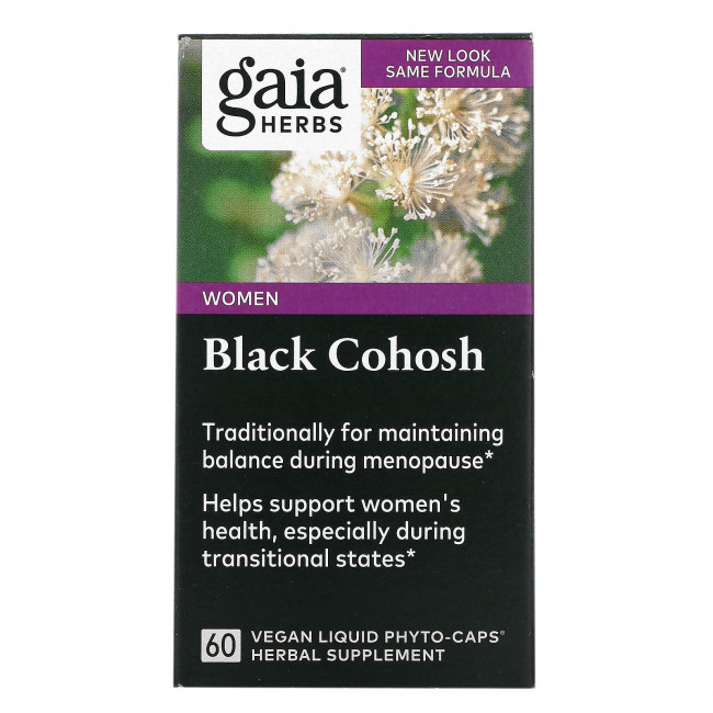 Gaia Herbs, Single Herbs, Black Cohosh, 60 Vegan Liquid Phyto-Caps Gaia Herbs, Single Herbs, Black Cohosh, 60 Vegan Liquid Phyto-Caps