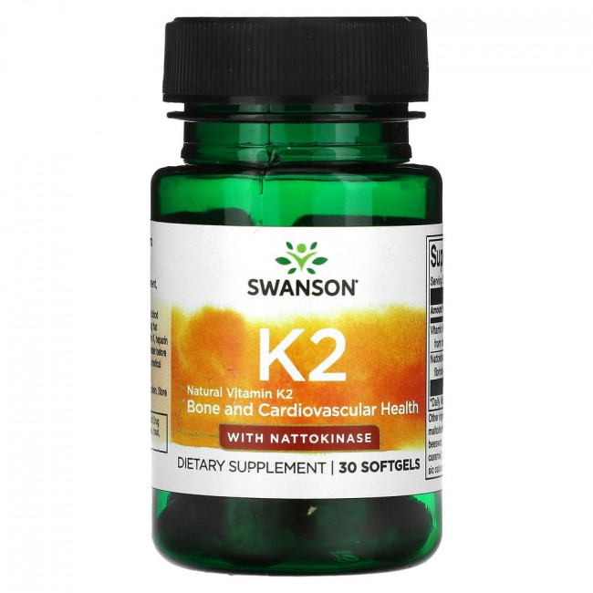 Swanson, Vitamin K2, 30 Softgels