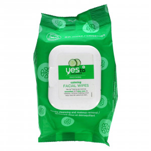 Yes To, Успокаивающие салфетки для лица, огурцы, 30 салфеток
