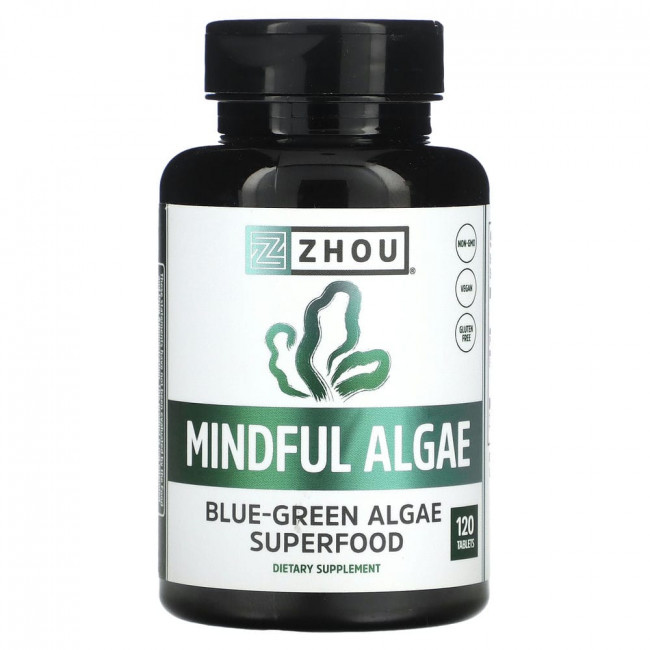 Zhou Nutrition, Mindful Algae, 120 Tablets