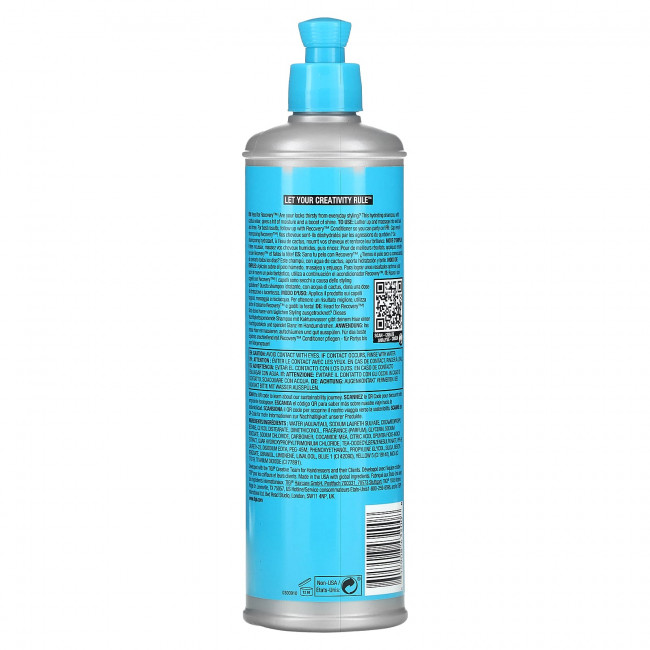 TIGI, Bed Head, восстановление, увлажняющий шампунь для сухих, поврежденных волос, 400 мл (13,53 жидк. Унции) TIGI, Bed Head, восстановление, увлажняющий шампунь для сухих, поврежденных волос, 400 мл (13,53 жидк. Унции)