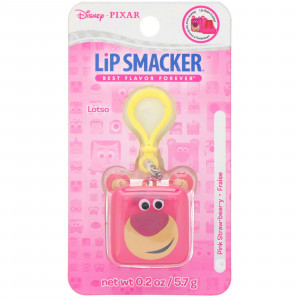 Lip Smacker, Бальзам для губ в кубике Pixar, Lotso, клубничный, 5,7 г