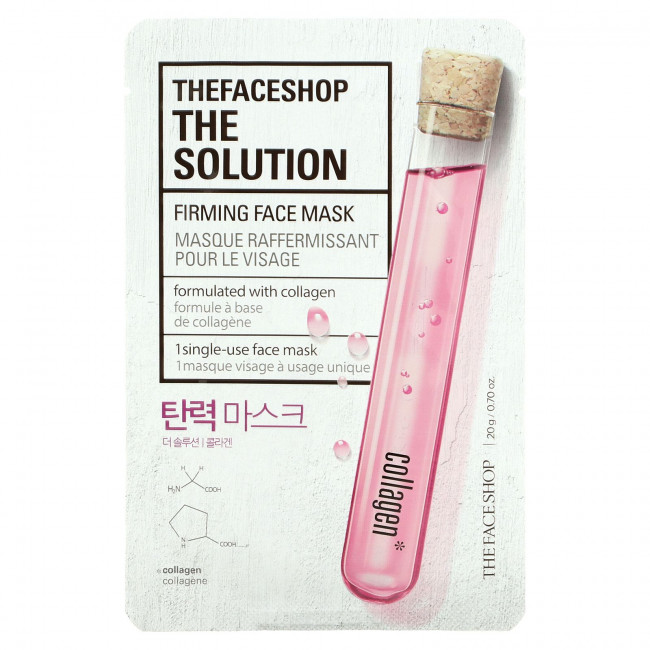 The Face Shop, The Solution, Firming Face Mask, 1 Sheet, 0.70 oz (20 g) The Face Shop, The Solution, Firming Face Mask, 1 Sheet, 0.70 oz (20 g)