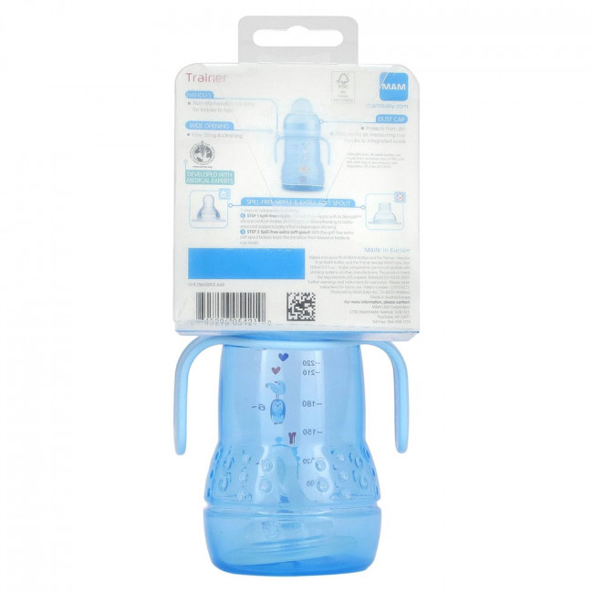 MAM, Trainer, 4+ Months, Blue , 8 fl oz (220 ml)