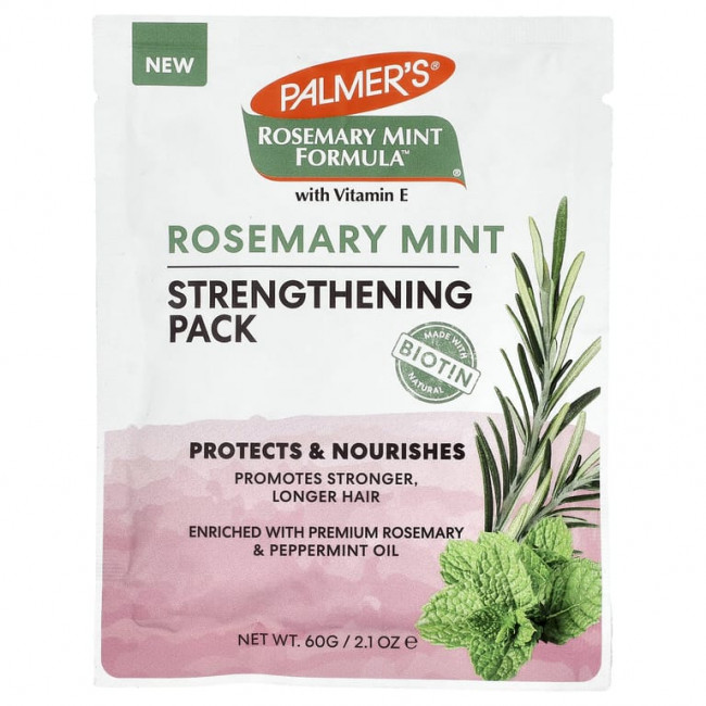Palmer's, Rosemary Mint Formula™, с витамином Е, для укрепления, 60 г (2,1 унции) Palmer's, Rosemary Mint Formula™, с витамином Е, для укрепления, 60 г (2,1 унции)