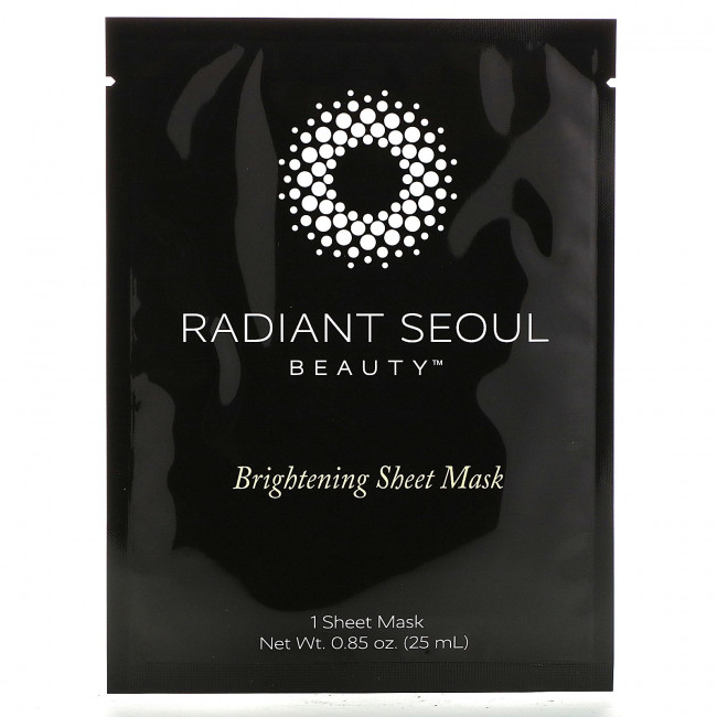 Radiant Seoul, осветляющая тканевая маска, 1 шт., 25 мл (0,85 унции) Radiant Seoul, осветляющая тканевая маска, 1 шт., 25 мл (0,85 унции)