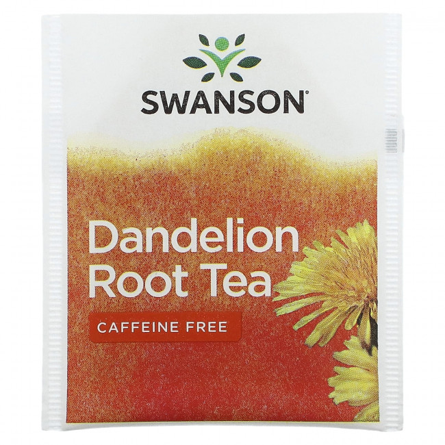 Swanson, Чай из корня одуванчика, без кофеина, 20 чайных пакетиков, 40 г (1,4 унции) Swanson, Чай из корня одуванчика, без кофеина, 20 чайных пакетиков, 40 г (1,4 унции)