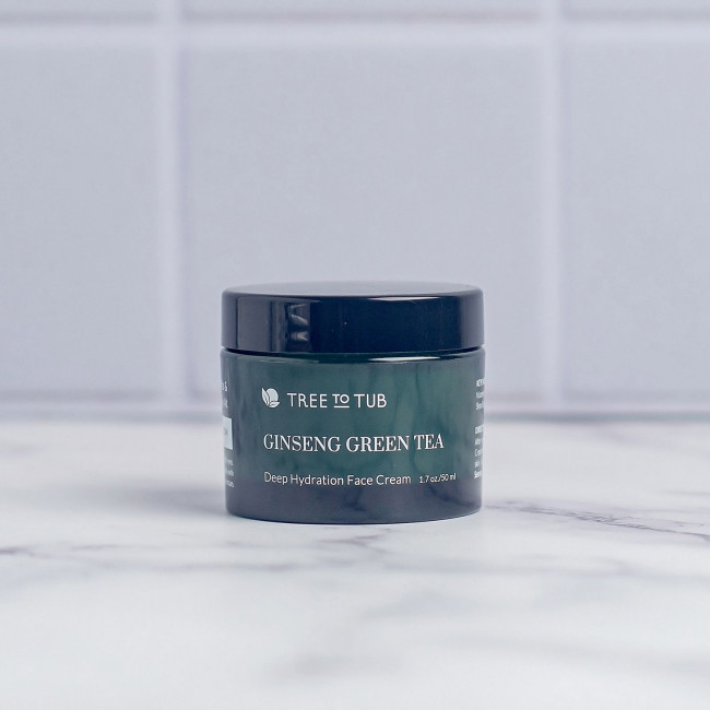 Tree To Tub, Ежедневное увлажняющее средство для чувствительной кожи, женьшень и зеленый чай, 50 мл (1,7 жидк. Унции) Tree To Tub, Ежедневное увлажняющее средство для чувствительной кожи, женьшень и зеленый чай, 50 мл (1,7 жидк. Унции)